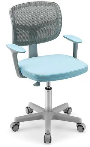 SlickBlue Adjustable Desk Chair with Auto Brake Casters for Kids
