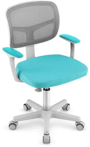 SlickBlue Adjustable Desk Chair with Auto Brake Casters for Kids