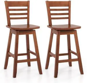 SlickBlue Counter Height Barstools Set of 2 with Footrest for Kitchen Island Bar SlickBlue Counter Height Barstools Set of 2 with Footrest for Kitchen Island Bar