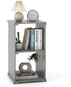 SlickBlue 2-Cube Storage Shelf with Open Back and 3-Tier Shelf