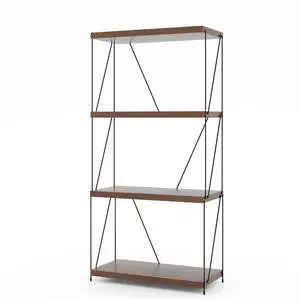 SlickBlue 4-Tier Multipurpose Display Rack with Metal Frame