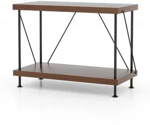 SlickBlue 2-Tier Multipurpose Display Rack with Metal Frame