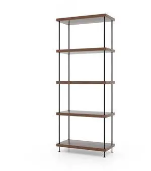 SlickBlue 5-Tier Multipurpose Display Rack with Metal Frame