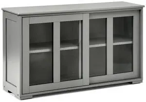 SlickBlue Sideboard Buffet Cupboard Storage Cabinet with Sliding Door