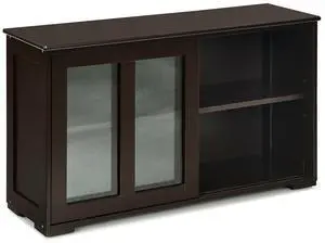 SlickBlue Sideboard Buffet Cupboard Storage Cabinet with Sliding Door