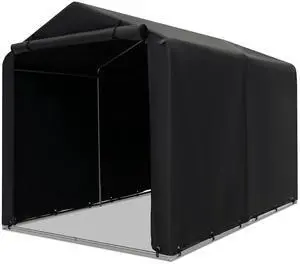 SlickBlue 7 x 5.2FT Storage Shelter Outdoor Bike Tent with Waterproof Cover and Zipper Door