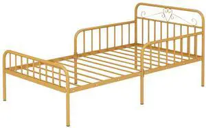 SlickBlue  Frame with Headboard and Safety Side Guardrails