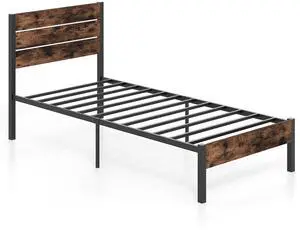 SlickBlue Frame with High Headboard and Mute Bar