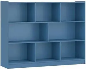 SlickBlue 3-Tier Open Bookcase 8-Cube Floor Standing Storage Shelves