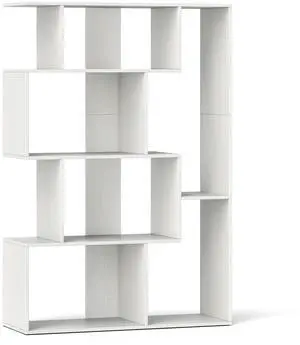 SlickBlue 47 Inch 6-Cube Open-back Geometric Bookshelf for Bedroom Living Room