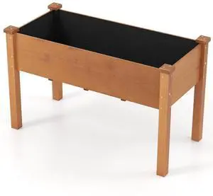 SlickBlue Raised Garden Bed with Legs and Drainage Holes for Backyard