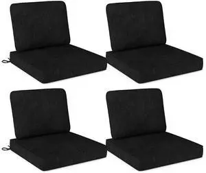 SlickBlue Set of 4 Outdoor Patio Cushion Set with Removable Covers