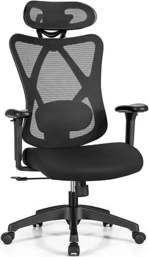 High Back Mesh Executive Chair with Adjustable Lumbar Support