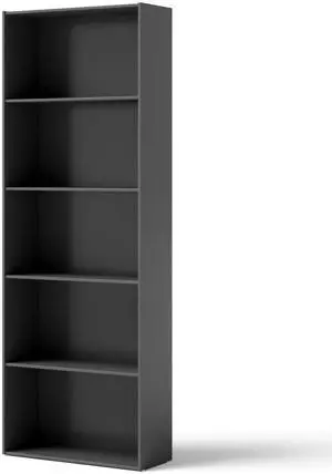 SlickBlue 5-Shelf Storage Bookcase Modern Multi-Functional Display Cabinet Furniture