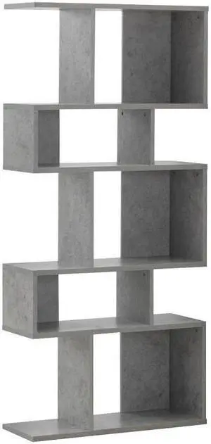 SlickBlue 5 Cubes Ladder Shelf Corner Bookshelf Display Rack Bookcase