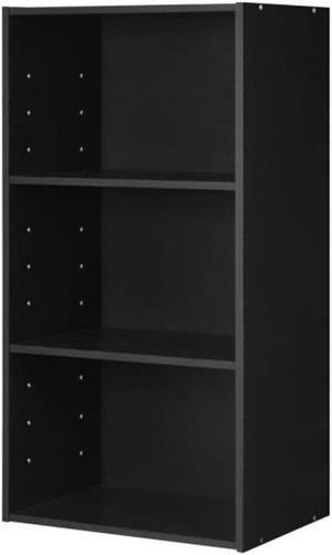 SlickBlue 3 Open Shelf Bookcase Modern Storage Display Cabinet