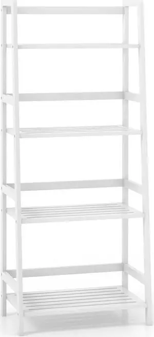 SlickBlue 47.5 Inch 4-Tier Multifunctional Bamboo Bookcase Storage Stand Rack