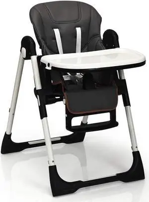 SlickBlue Foldable High chair with Multiple Adjustable Backrest