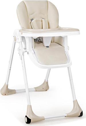 SlickBlue Baby Convertible High Chair with Wheels
