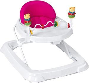SlickBlue Adjustable Height Removable Folding Portable Baby Walker