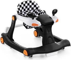 SlickBlue 2-in-1 Foldable Activity Push Walker with Adjustable Height
