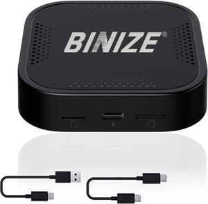 2022 Binize Wireless Android Auto and Wireless CarPlay Ai Box Adapter fit for Apple Cars of 98% from 2015, Bluetooth & WiFi Achieve to Wireless CarPlay, 8 core CPU to Fast auto Connect.