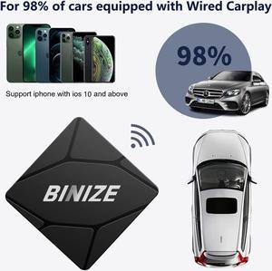 Wireless CarPlay Adapter,Wireless Carplay USB Dongle,Plug & Play 5GHz WiFi  Online Update,Low Latency,Easy to Install,Support Newest iOS 16…