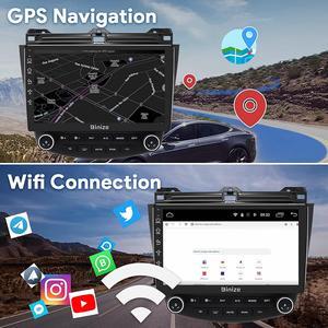 Binize Android 13 Car Stereo Compatible with Carplay&Android Auto 10 Inch Touchscreen Radio for Honda Accord 7th 2003 2004 2005 2006 2007 Support GPS Navi/Bluetooth/FM/AM/DSP+Backup Camera