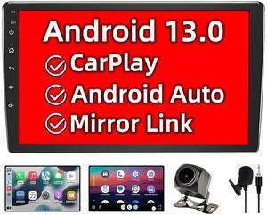 Binize 2023 Android 13 Double Din Car Stereo with Wireless Carplay & Wireless Android Auto, 10" Touch Screen Car Radio with Backup Camera GPS Navigation/Mirror Link/DSP/SWC, 2+32G, 3 USB/BT 5.0/WiFi 6
