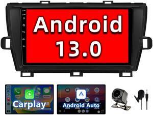 9 Inch Android Car Stereo Compatible with Toyota Prius 2010 2011 2012 2013 2014 2015: IPS Touchscreen, CarPlay & Android Auto, GPS Navigation, Backup Camera,FM Radio, Bluetooth, SWC Integration