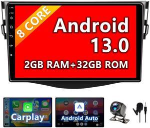BINIZE Android 13 Car Stereo Radio Compatible with Toyota RAV4 2006 2007 2008 2009 2010 2011 2012 Wireless Carplay Android Auto, 9 Inch Touchscreen Bluetooth Navigation, WiFi, AM/FM Radio Mirror Link