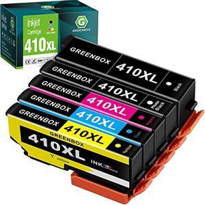 Red Ink Cartridge Replacement For Epson 410Xl 410 Xl T410xl For Epson Expression Xp-640 Xp-830 Xp-7100 Xp-530 Xp-630 Xp-635 Printer (Black, Photo Black, Cyan, Magenta, Yellow)