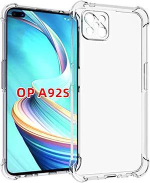 For Oppo A92s CaseReno 4Z 5G Case Clear Tpu Four Corners Cover Transparent Soft Funda
