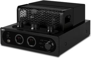 INFI Audio Hybrid Class AB Tube Amplifier Power Amp with Bluetooth Home Audio HiFi Stereo Receiver Integrated Amp AUX Bluetooth USB Optical Coaxial for Home Theater