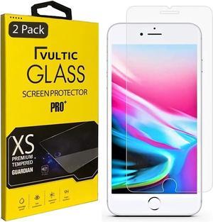 Vultic 2 Pack Screen Protector for iPhone 87  6S  6  SE 2020  SE 2022 47 inch Case Friendly Tempered Glass Film Cover