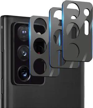Suoman 3-Pack for Samsung Note 20 Ultra Camera Lens Protector - [Aluminum alloy] [Not Affect Flash] Camera Lens Protector for Samsung Note 20 Ultra 5G - Black