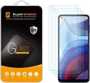 (3 Pack) Designed for Motorola Moto G Power (2021) Tempered Glass Screen Protector Anti Scratch Bubble Free