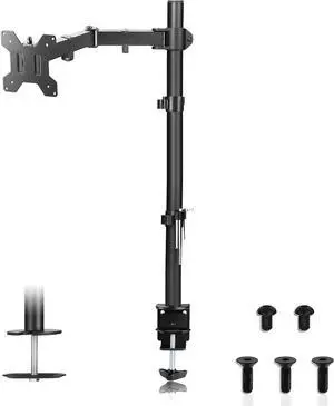 Suptek Single Monitor Arm Desk Mount Fully Adjustable Monitor Stand for 1 / One Screen up to 32 inch Extra Tall 31.5 inch Pole,Black (MD6821) Suptek Single Monitor Arm Desk Mount Fully Adjustable Monitor Stand for 1 / One Screen up to 32 inch Extra Tall 31.5 inch Pole,Black (MD6821)