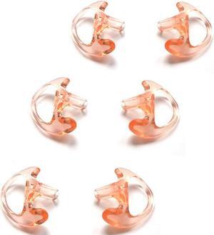 HYS Replacement Larger Earmold Earbud Earpiece for Two-Way Radio Air Acoustic Coil Tube Audio Kits