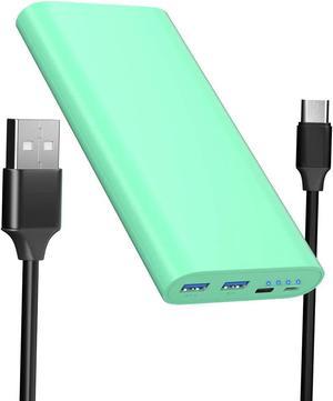 26800mAh Portable Charger Power Bank, Dual USB w/USB-C Fast Charging Battery Pack Charger for iPhone 6 7 8 11 12 13 14 pro max, iPad,Airpods,Samsung S23 Ultra, Google Pixel 6,LC Android Phone-Green