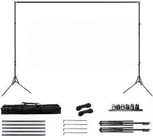 Projector Screen Stand for Indoor and Outdoor Projector Movies Screen Foldable Portable for Front and Rear Projection.