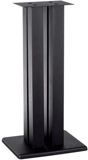 28 Inch Speaker Stand (Each) - Supports 100 lbs, Adjustable Spikes, Compatible with Bose, Polk, Sony, Yamaha, Pioneer and Others, Black