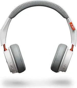 Plantronics BackBeat 500 Wireless Bluetooth Headphones - Lightweight Memory Foam Headband and Earcups - Compatible with iPhone, iPad, Android, and Other Smart Devices - White