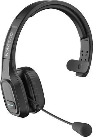 COMEXION Trucker Bluetooth Headset V5.0, Wireless Headset with Noise Canceling&Mute Microphone for Cell Phones, On Ear Bluetooth Headphone with Wireless&Wired Mode for Trucker, Home Office, Skype COMEXION Trucker Bluetooth Headset V5.0, Wireless Headset with Noise Canceling&Mute Microphone for Cell Phones, On Ear Bluetooth Headphone with Wireless&Wired Mode for Trucker, Home Office, Skype
