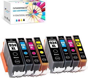 F Finders&CO Compatible 934 935 934XL 935XL Ink Cartridges Replacement for Officejet 6812 6815 6820 Officejet Pro 6230 6830 6835 Printers (2BK 2C 2M 2Y, 2SET)