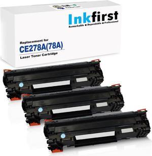 3 Inkfirst Compatible Toner Cartridges Replacement for HP CE278A 78A Laserjet P1606DN P1566 M1536dnf M1536