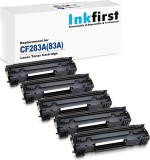 5 Inkfirst Compatible Toner Cartridges Replacement for HP CF283A 83A Laserjet Pro M201dw M201n MFP M225dn MFP M225dw MFP M127fn MFP M127fw MFP M125a MFP M125rnw MFP M125nw