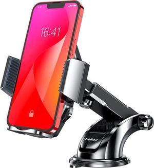 Car Phone Holder Adjustable Car Phone Mount Cradle 360 Rotation  Cell Phone Holder for Car with One Button Release and Strong Sticky Gel Pad for Mobile Phones from 47 t