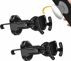 ZANEDY Car Universal Phone Mount for Collapsible Grip/Socket Mount Phone Holder Pop Air Vent Out Stand Car Mount 360 Degrees Dashboard Desk Wall Bracket for GPS Navigation All Smartphones