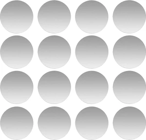 Phone Metal Plates for Magnetic Car Mount, Wall, Phone Holder. Replacement Set of 16 Silver Round Iron Discs Without Holes. 3M Adhesive Thin Steel Cell Phone Case Back Magnet Stickers 16 Pack. Phone Metal Plates for Magnetic Car Mount, Wall, Phone Holder. Replacement Set of 16 Silver Round Iron Discs Without Holes. 3M Adhesive Thin Steel Cell Phone Case Back Magnet Stickers 16 Pack.